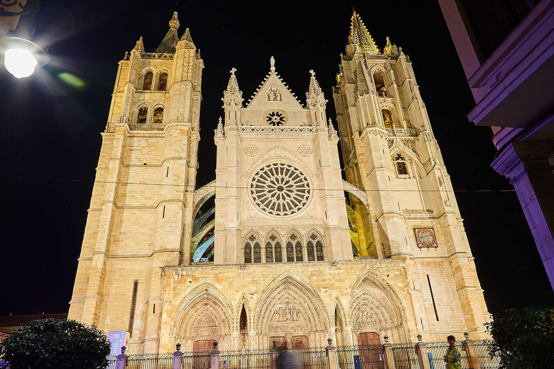 Lighting of the Cathedral of León
