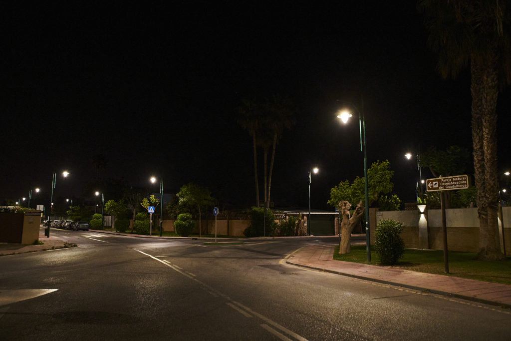 Renovación del alumbrado público en Málaga