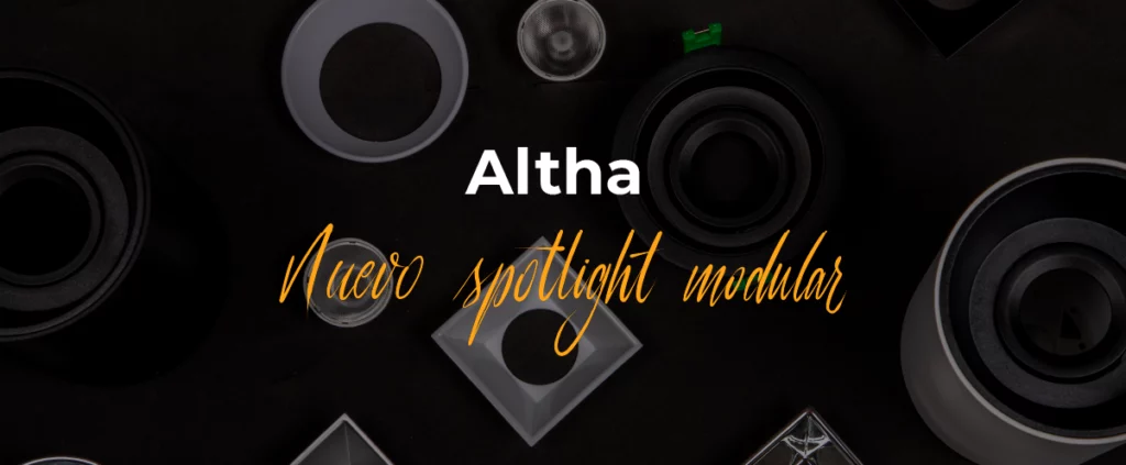 Altha, nuevo spotlight modular para tus proyectos de interior