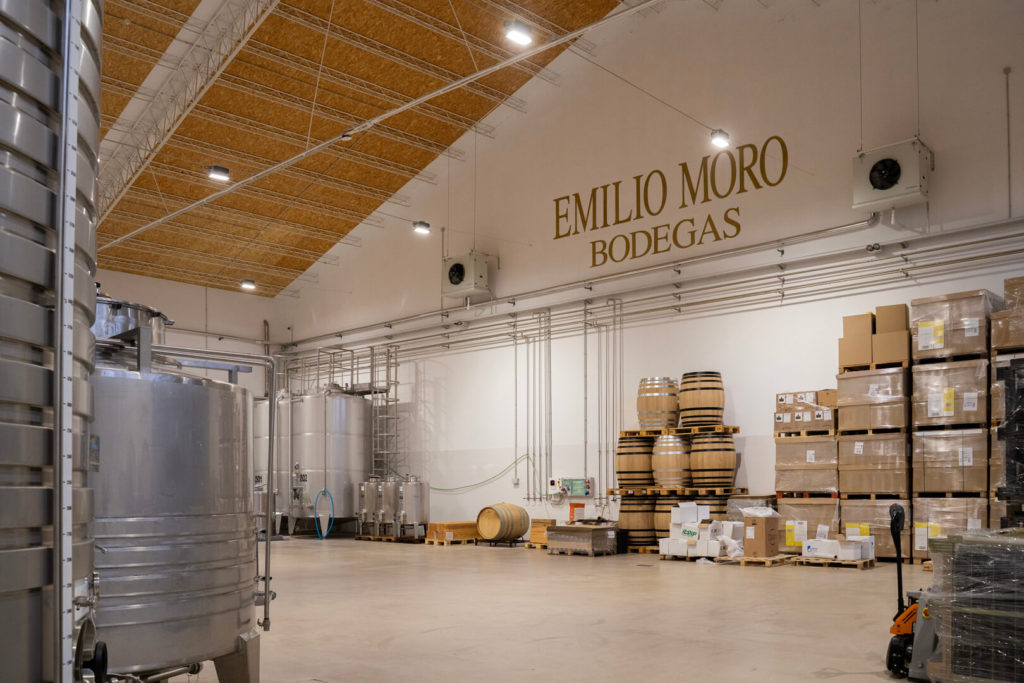 Iluminación industrial Bodegas Emilio Moro – Ponferrada