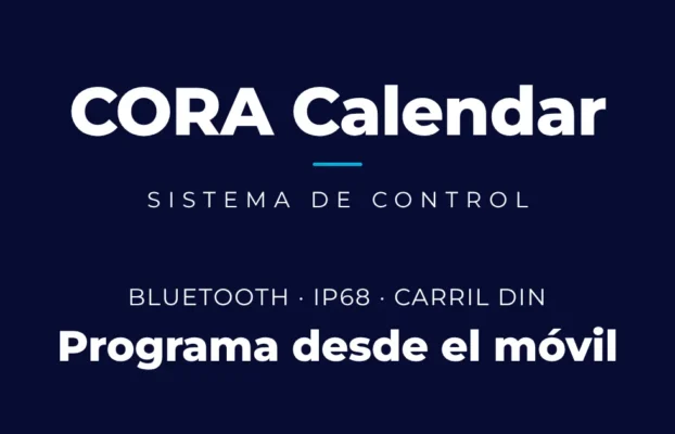 CORA Calendar: programa y controla instalaciones desde el móvil
